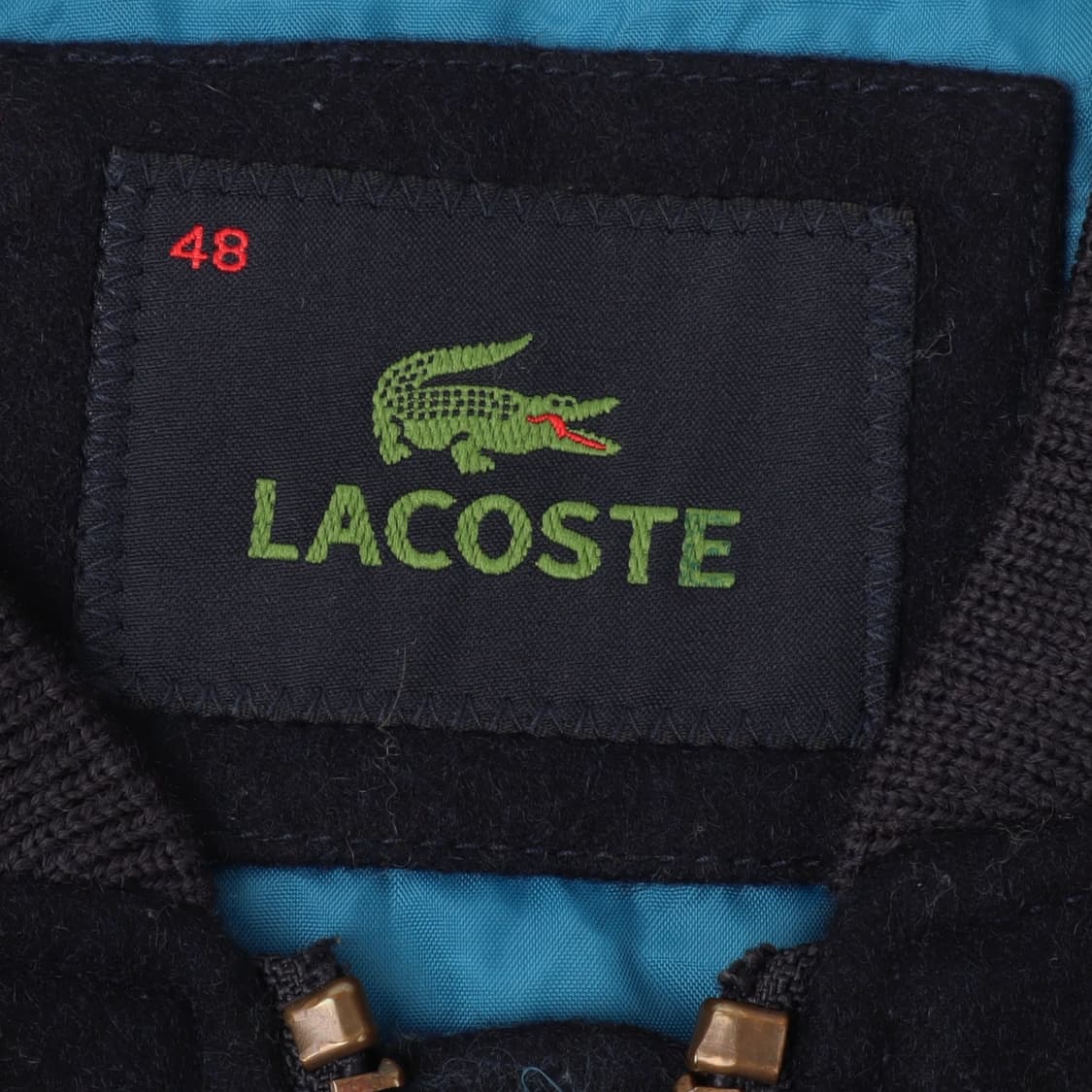 라코스테 네이비 울 블루종 자켓 상품이미지8