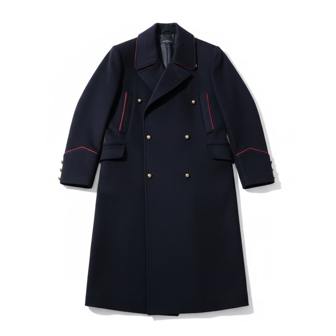 제너럴아이디어 밀리터리 파이핑 코트 네이비 M 상품이미지1