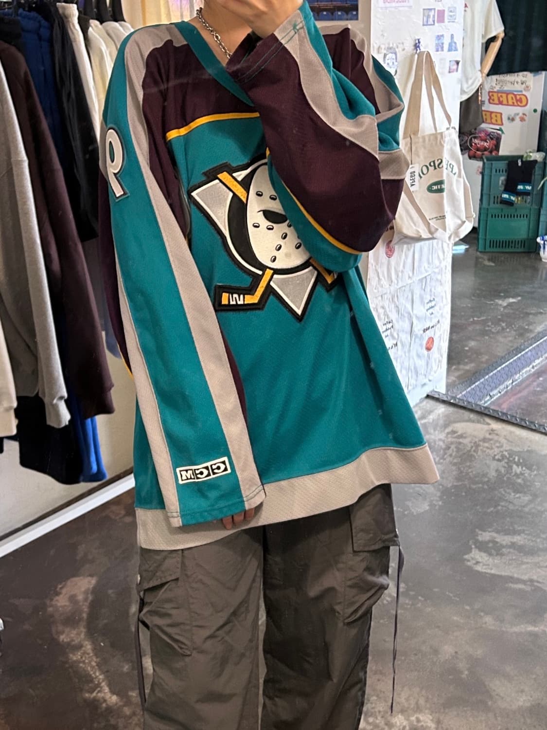 NHL 애너하임 마이티 덕스 하키져지 상품이미지4