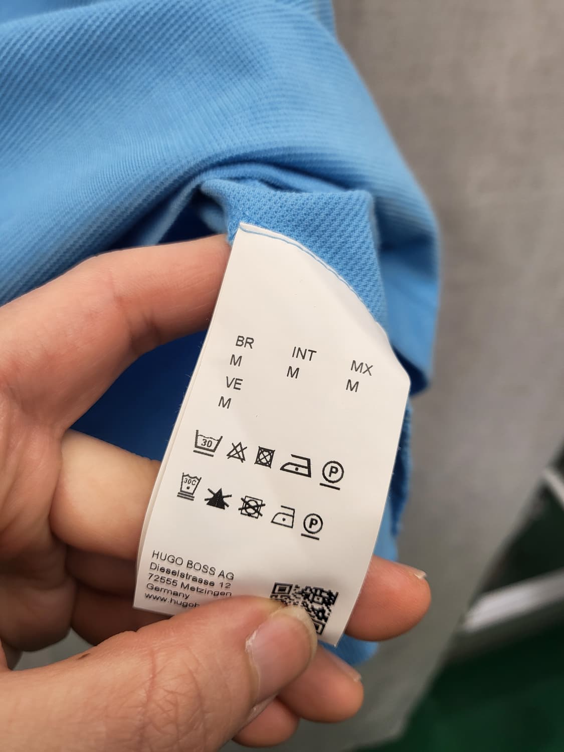 BOSS 하늘색 반팔 폴로티 상품이미지4