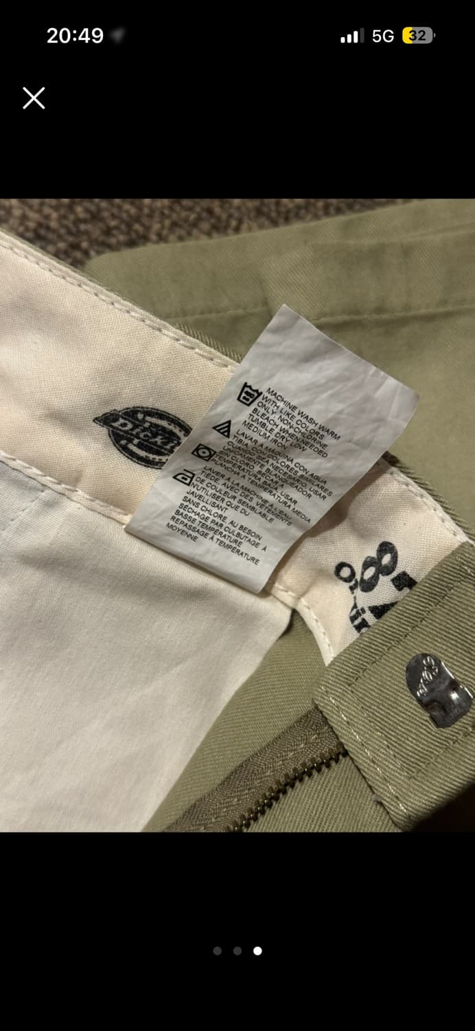 디키즈 874 워크 팬츠 베이지 31x32 새상품 상품이미지4