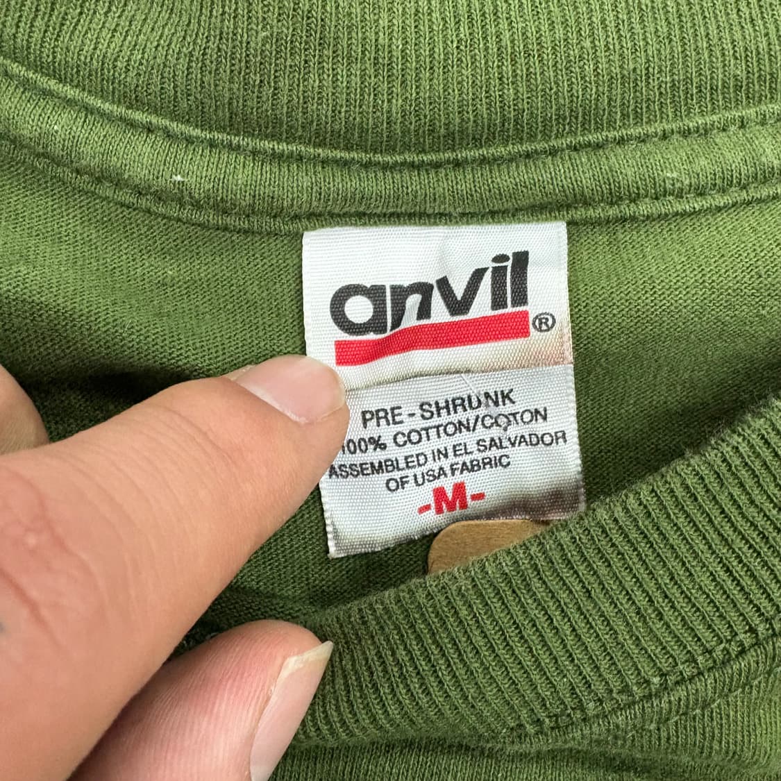 (95)anvil 보더패트롤빈티지반팔 상품이미지4