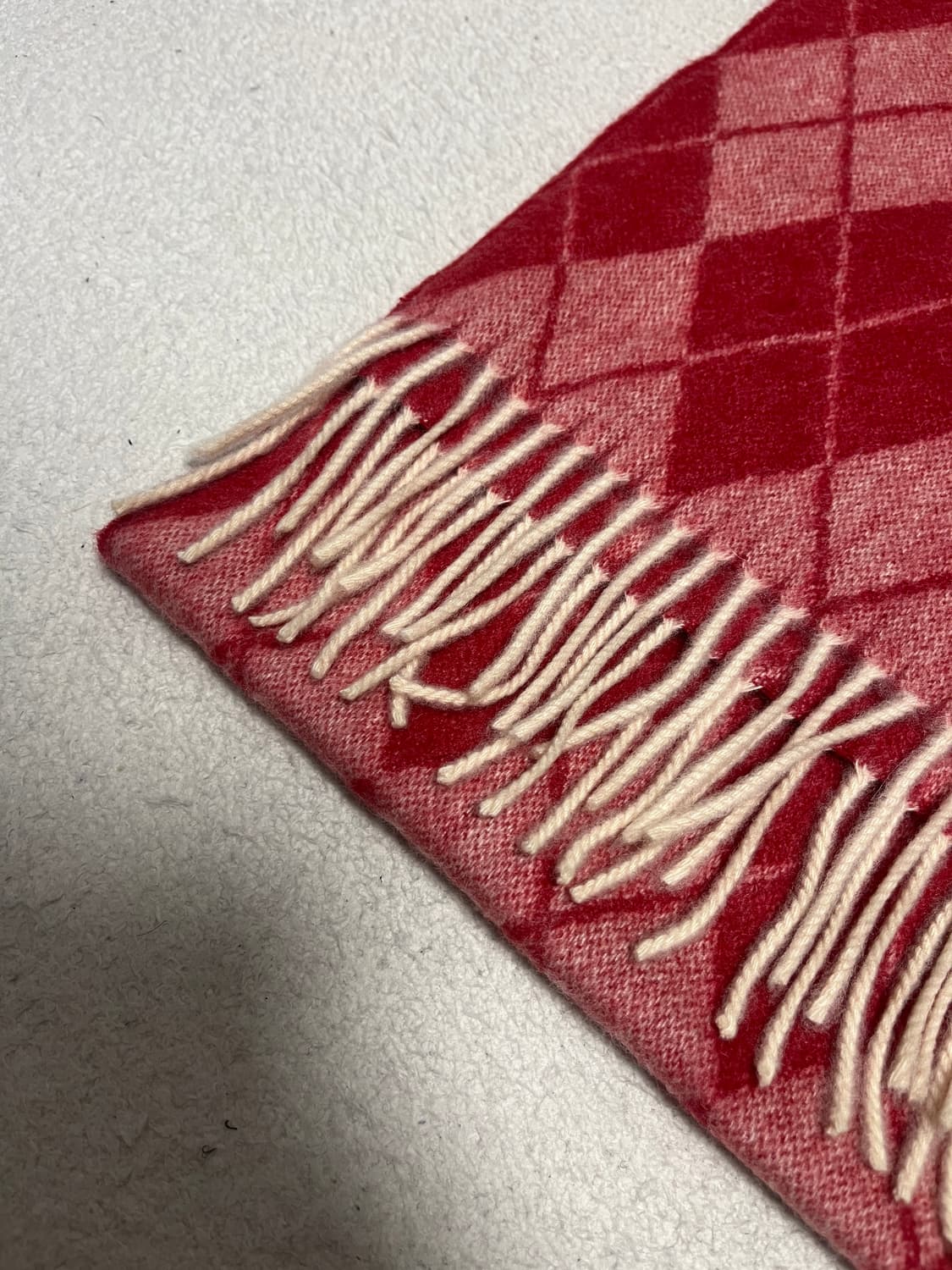 [존스톤스] 캐시미어 아가일 머플러 상품이미지3