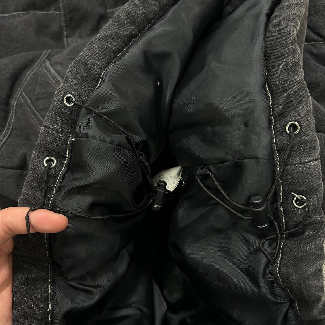 칼카니 올드스쿨 덕다운 데님 패딩(XL) 상품이미지5