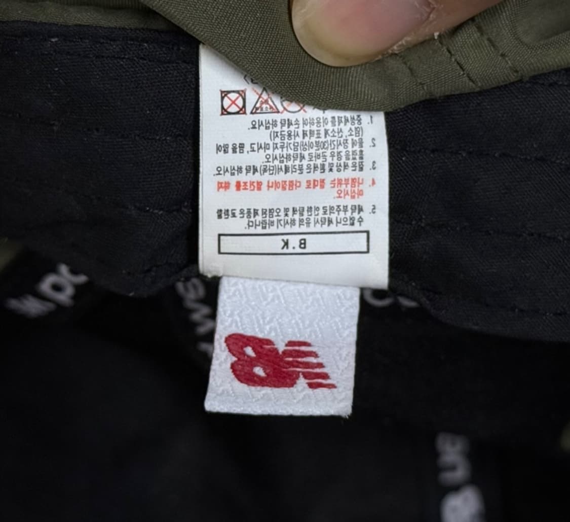 뉴발란스 패널 레터 볼캡 모자 카키 상품이미지5