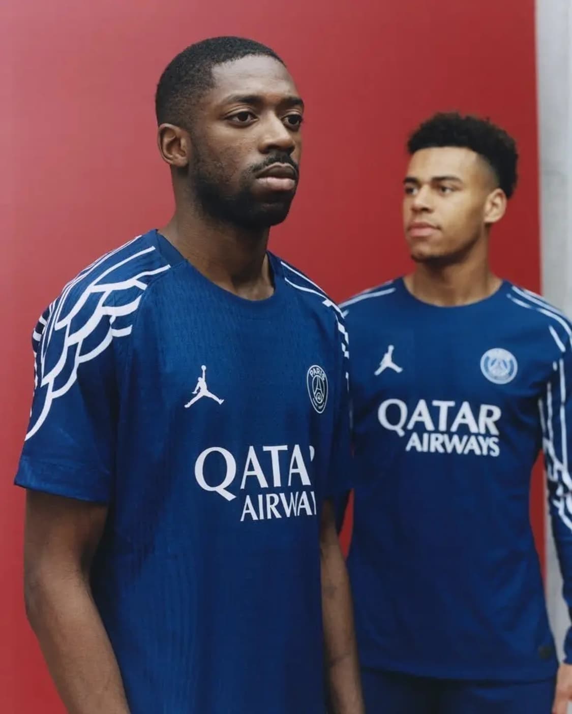 Psg x jordan 24/25 어센틱 풀패치 뎀벨레 유니폼 상품이미지5