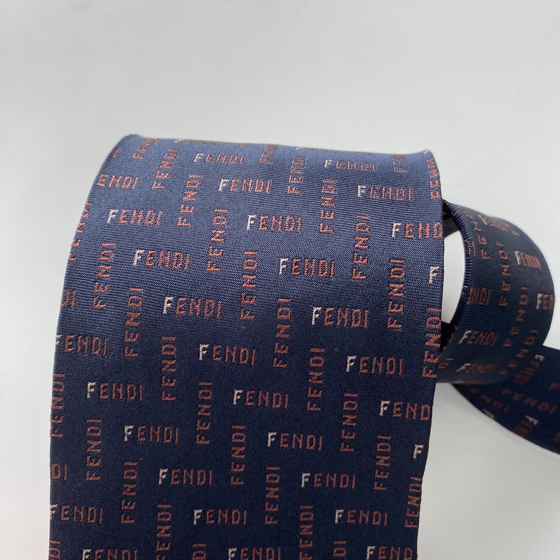 FENDI 펜디 영문모노그램 정품 명품넥타이 상품이미지5