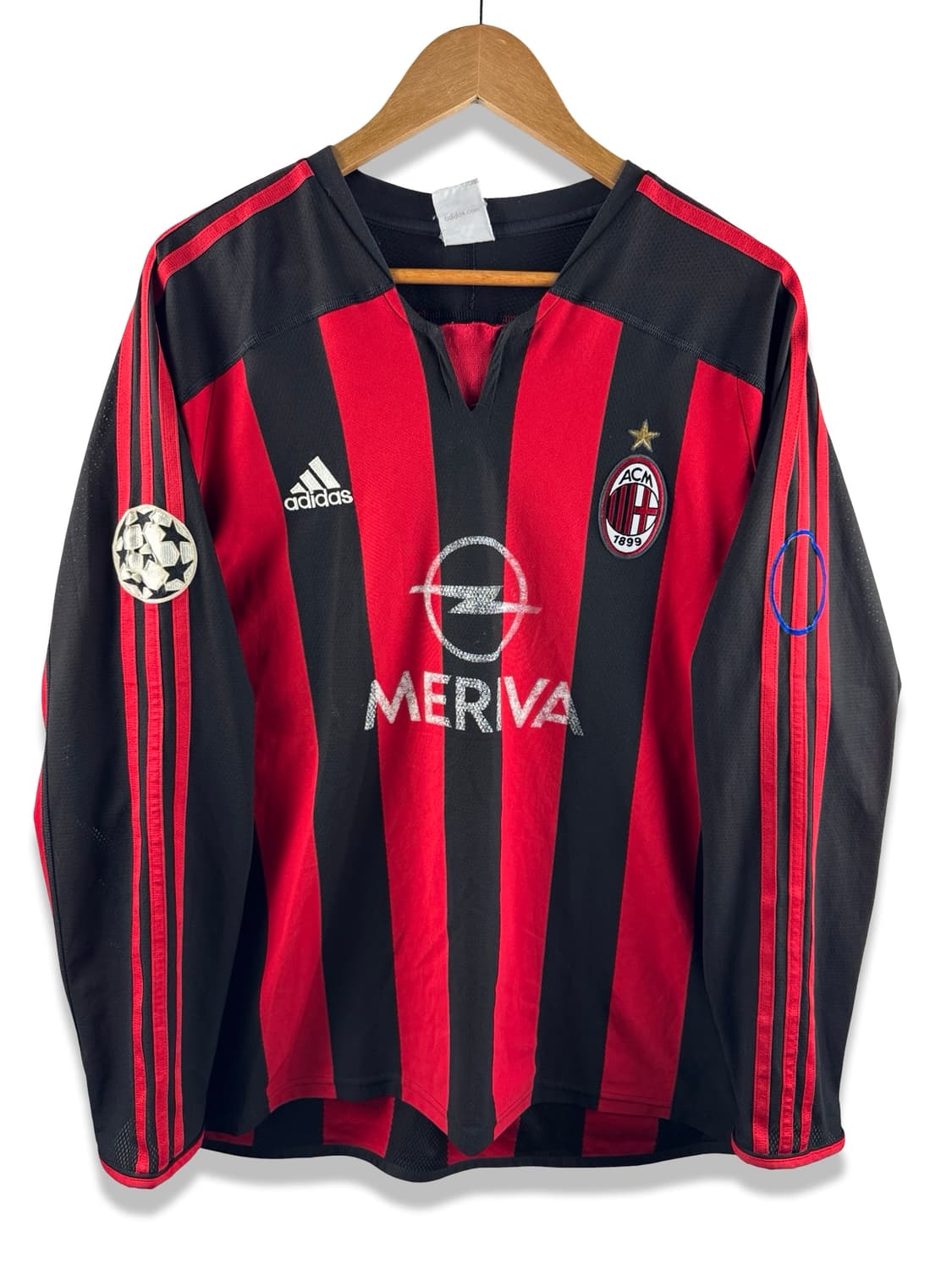 아디다스 03-04 AC밀란 홈 긴팔유니폼2624 상품이미지1