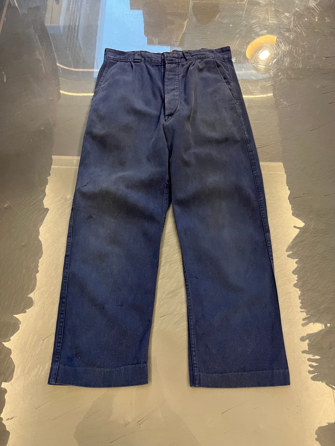 OLD VINTAGE HARD FADED FRENCH 프렌치워크팬츠 상품이미지1