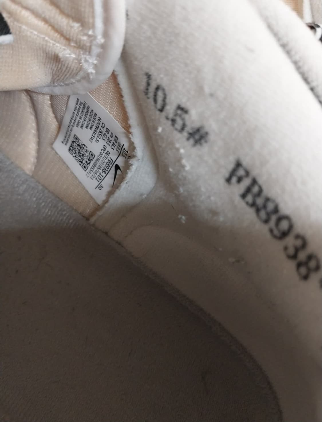 남성 나이키 맥 어택 QS SP 블랙앤화이트 운동화 (285) 상품이미지9