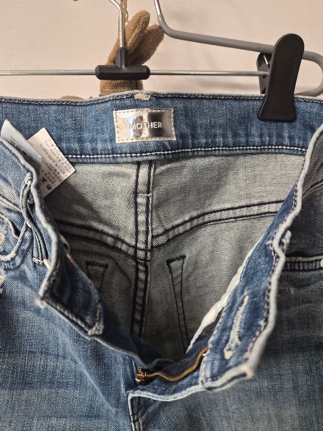 [정품] 마더 데님(MOTHER) 중청 디스트로이드 스트레이트 진 (24 상품이미지2