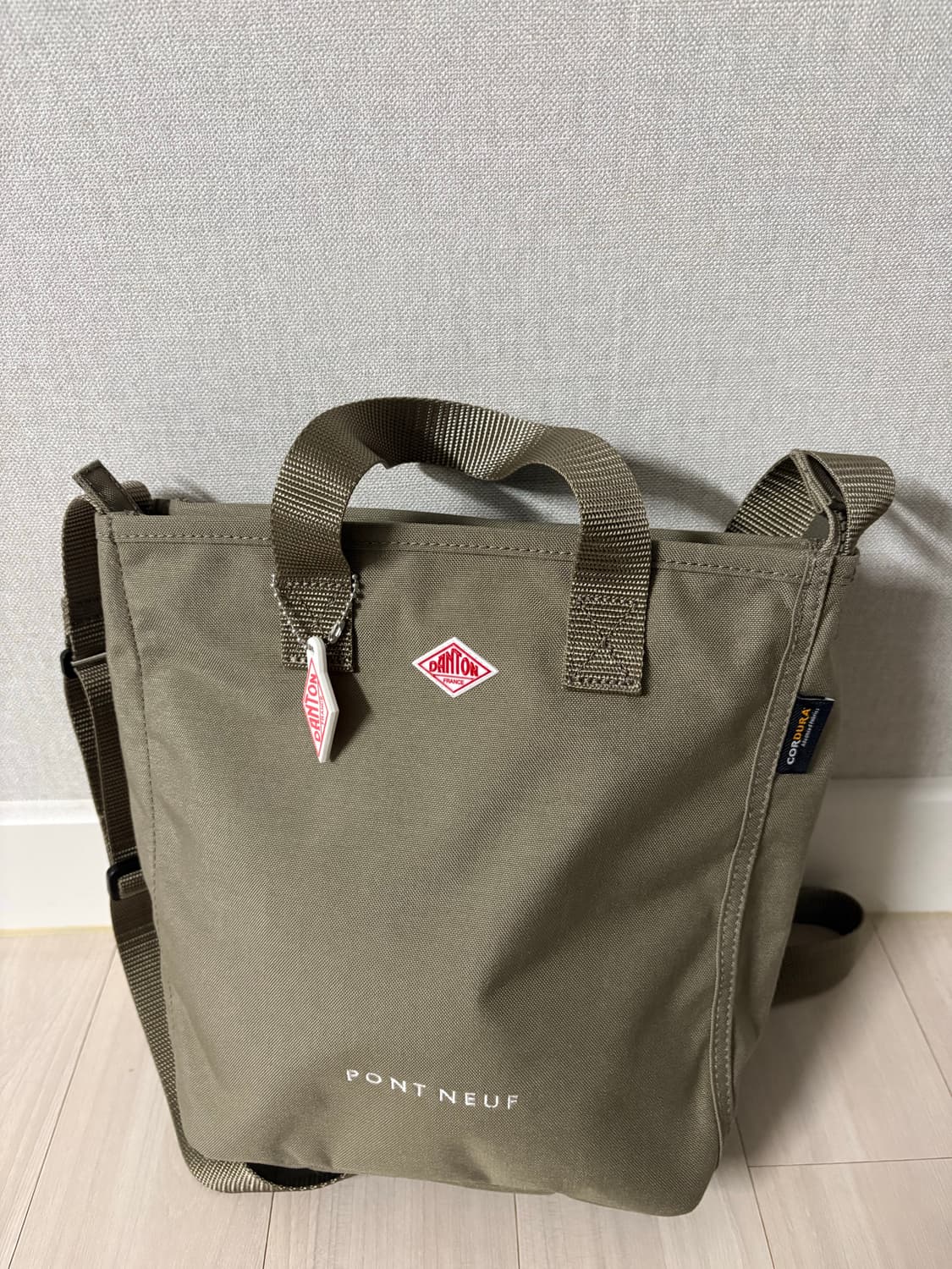 단톤 코듀라 캔버스 2way 토트백 판매합니다. 상품이미지3