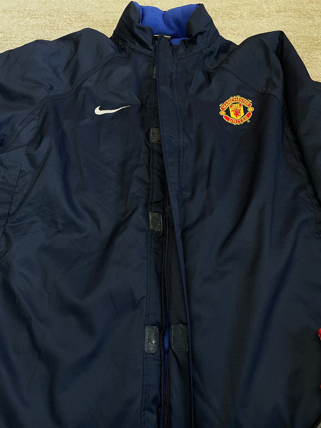 [M] 00s 나이키 맨체스터 유나이티드 패딩 팀 자켓  상품이미지3