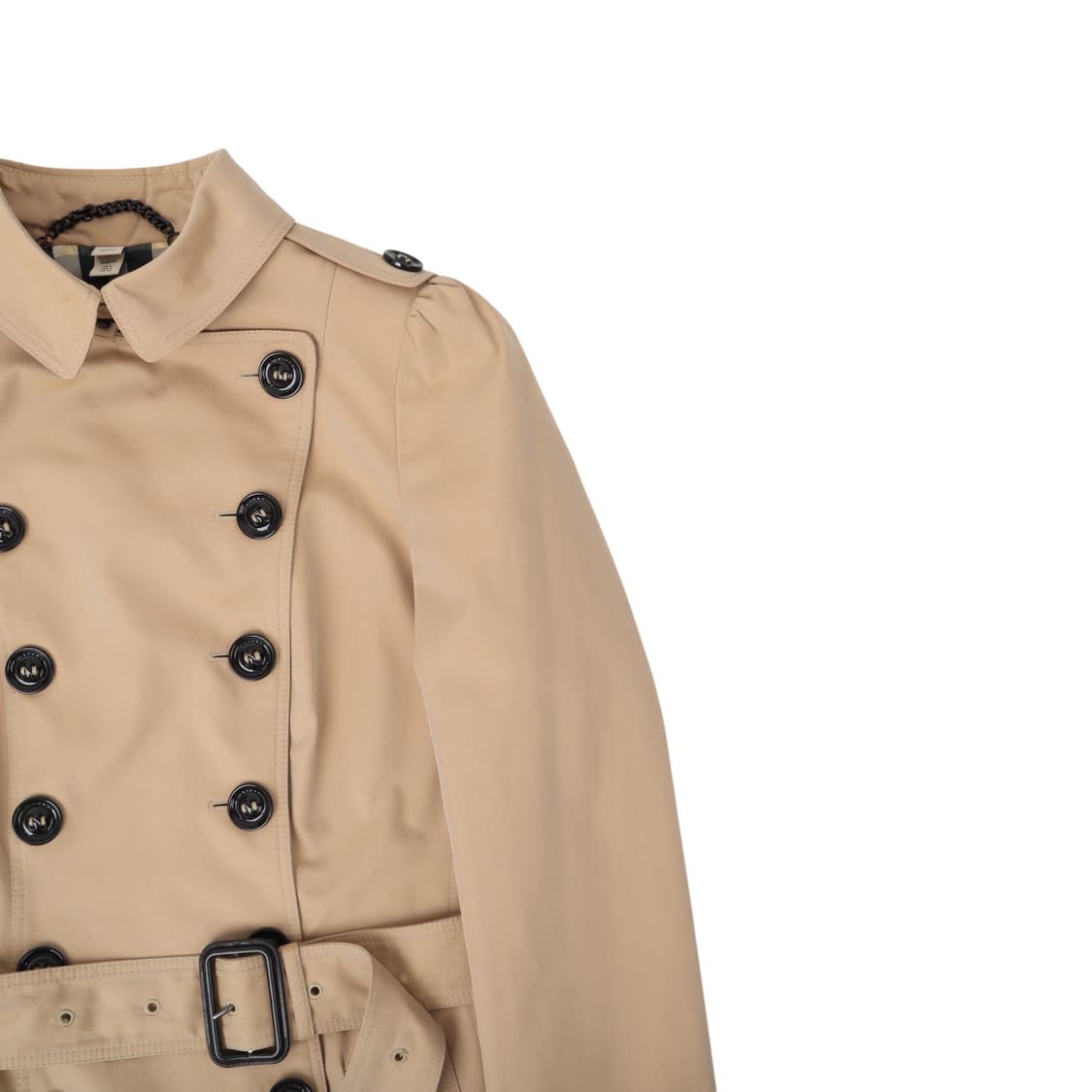 버버리 런던 우먼스 베이지 더블 트렌치코트 상품이미지3