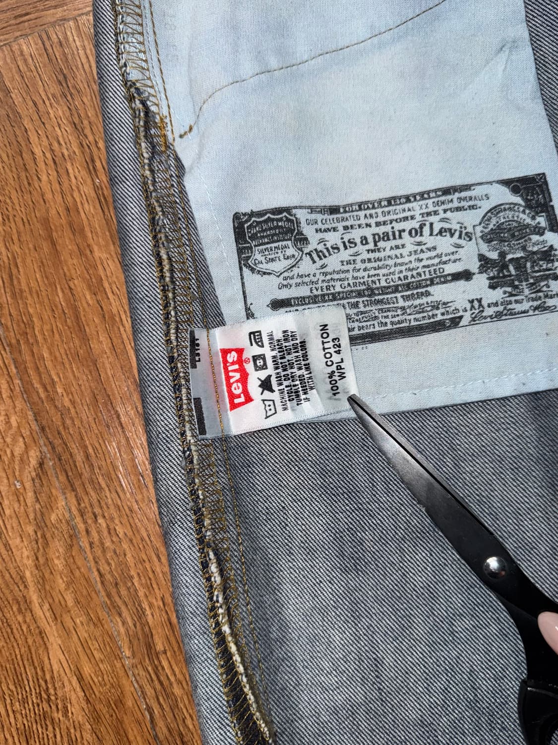 리바이스 501 데님 상품이미지7