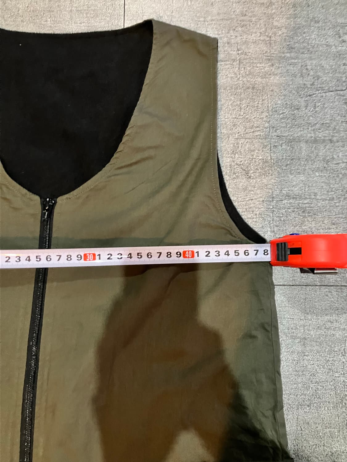 일본빈티지 kaashi 하구미모리걸 아메카지 슬립레이어드원피스 카키 상품이미지2