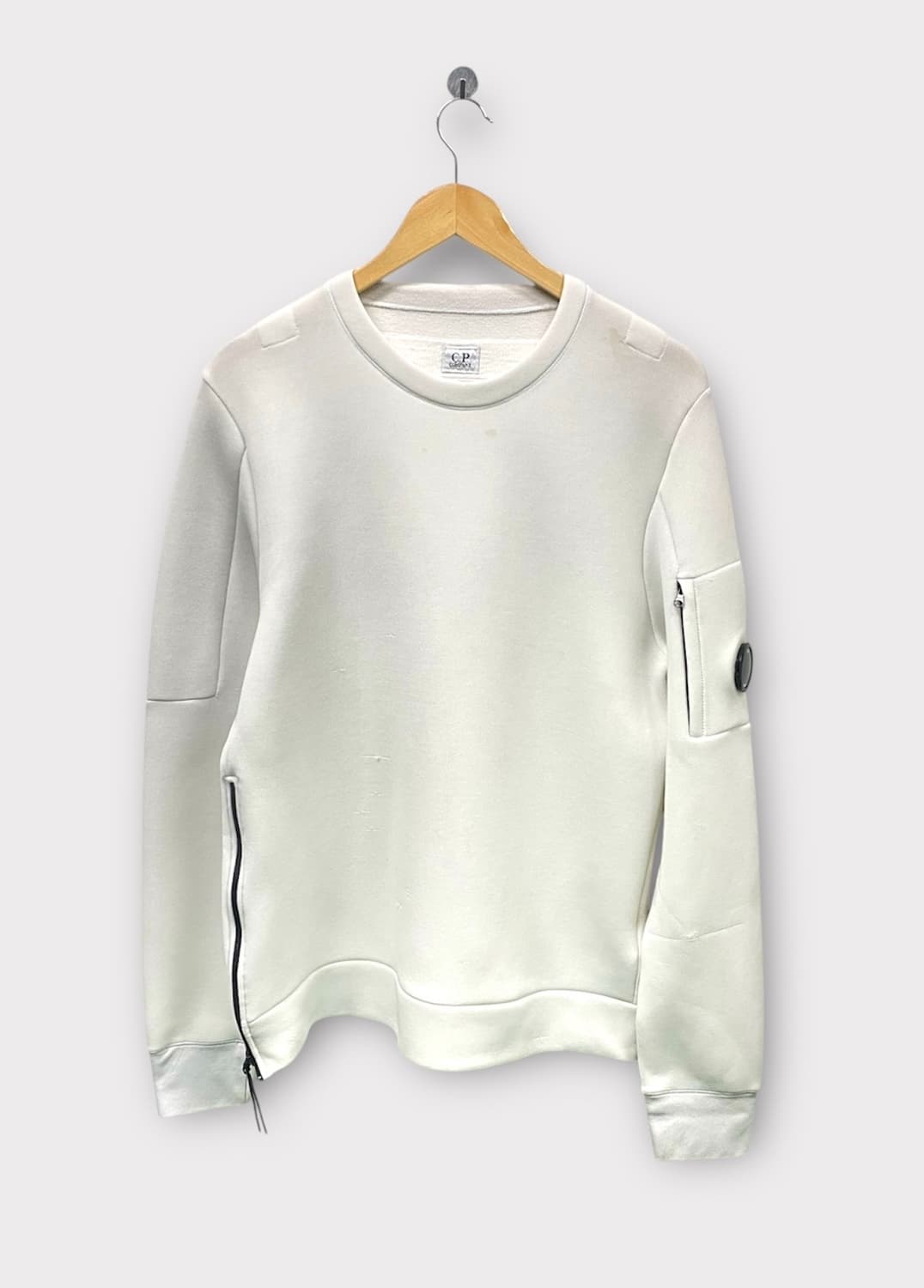  CP 컴퍼니 렌즈 화이트 맨투맨 셔츠 M-L 상품이미지1