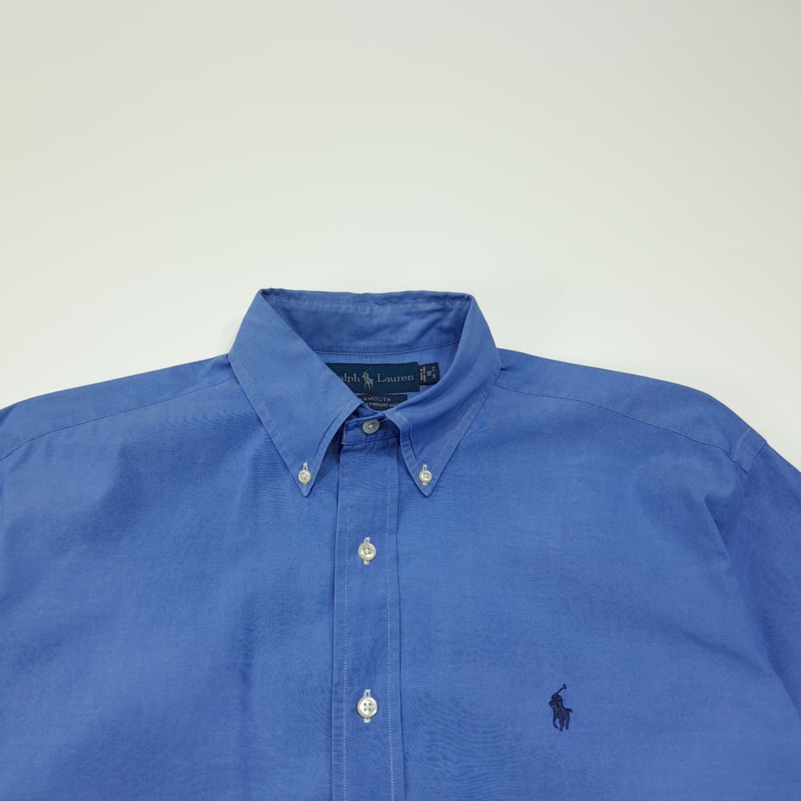 CL294 XL 폴로 90s 홍콩판 핀포인트코튼 블루 셔츠 남방 상품이미지2