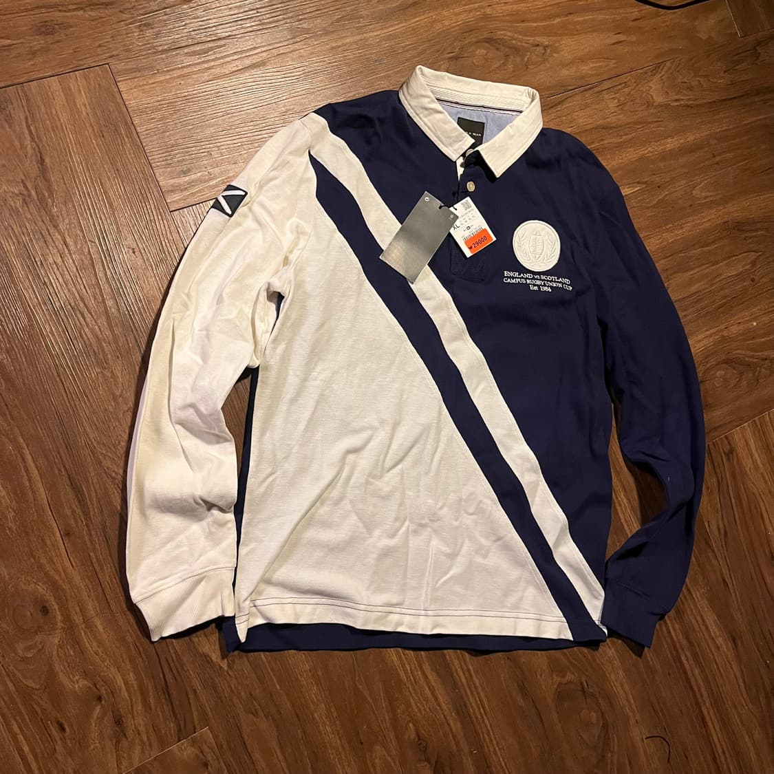 (새상품) 자라 맨 잉글랜드 vs 스코틀랜드 럭비 유니온 컵 1984 상품이미지3