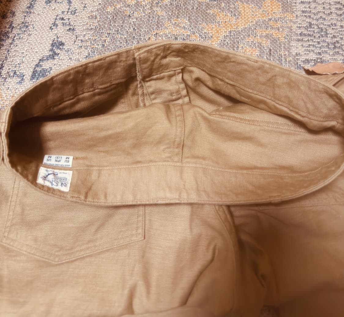 26SS 오어슬로우 레귤러핏 퍼티그 팬츠 샌드베이지 상품이미지7