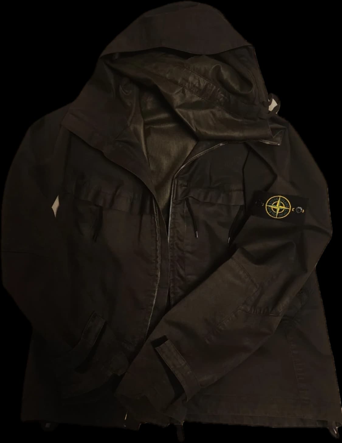 오늘만 판매) 스톤아일랜드 Raso-r 후드 자켓 카키 상품이미지1