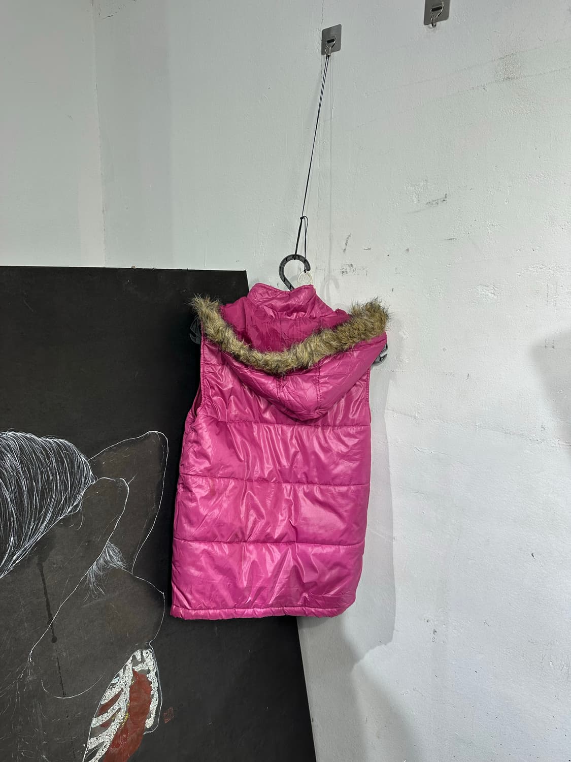 Jpn 일본빈티지 y2k 갸루 올프죠 페딩 조끼 상품이미지8