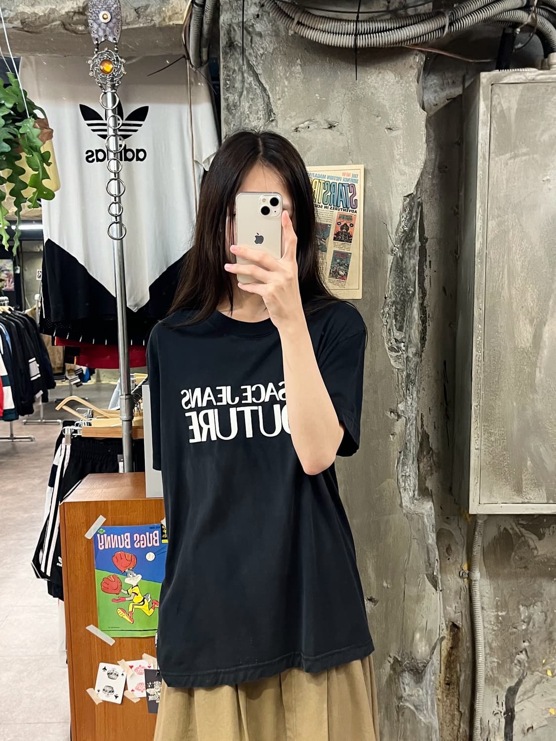 베르사체 진스 꾸뛰르 반팔티 블랙 XL #csz396 상품이미지2
