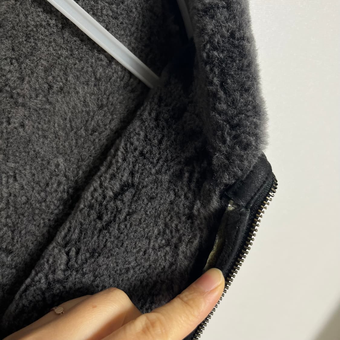 남성 무스탕 자켓 블랙 xl 상품이미지5