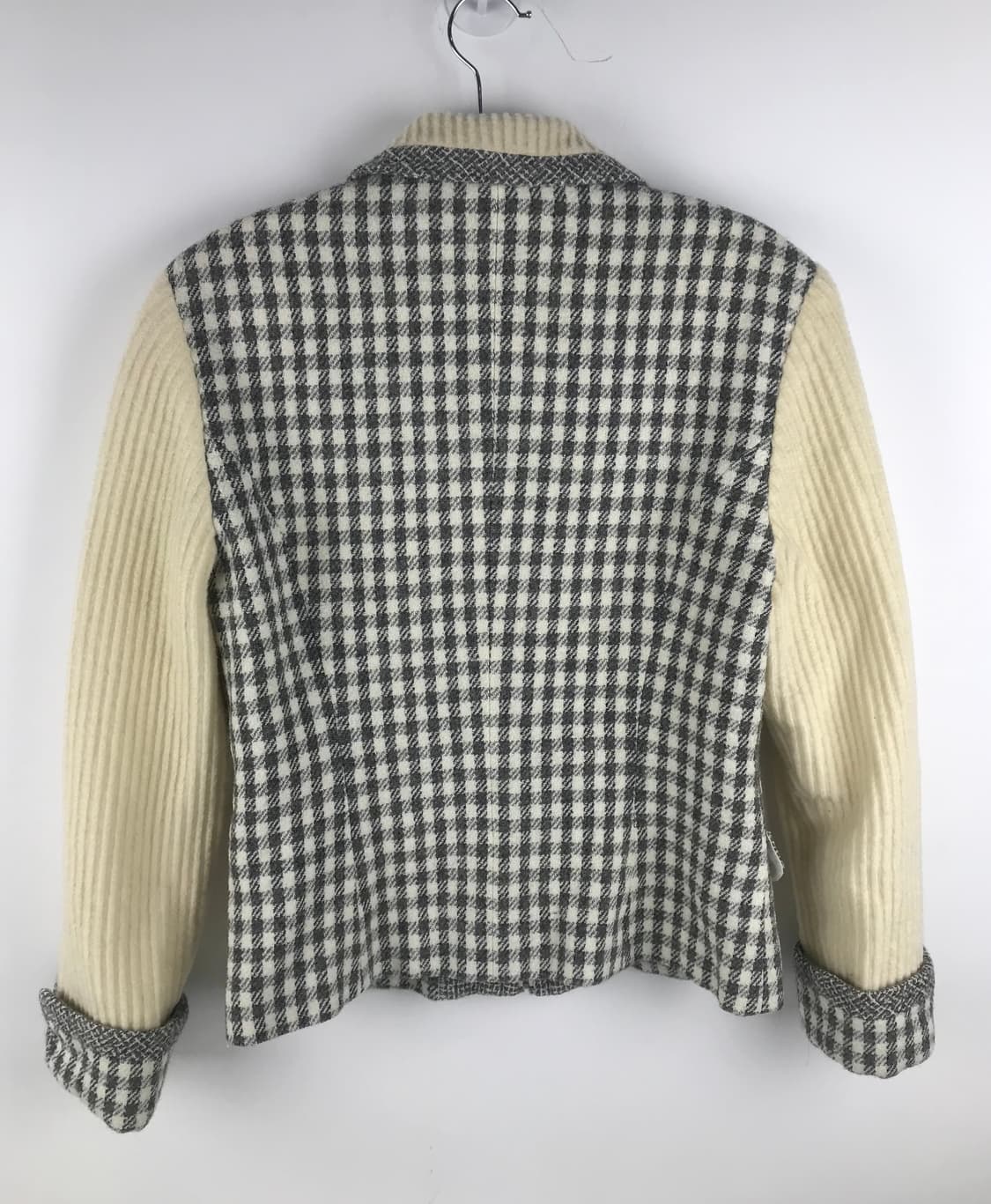 꾸레쥬 체크 투피스 세트 하운드 울 셋업 빈티지자켓 팬츠 트위드 셋업 상품이미지8