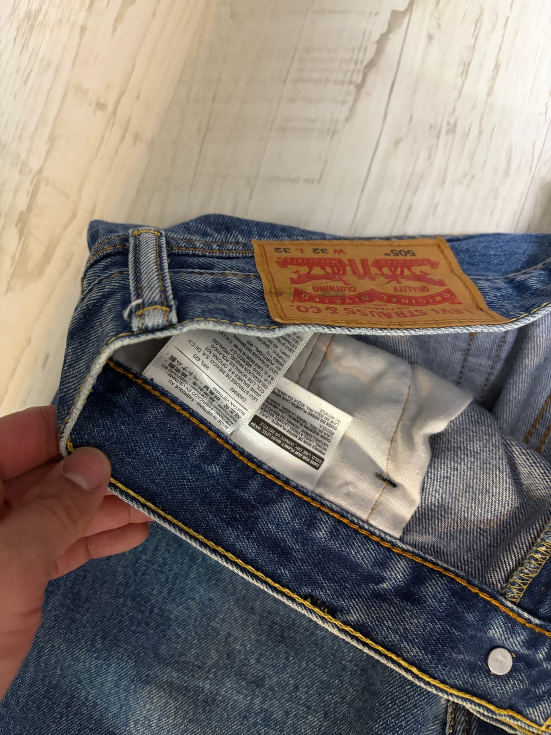 [32] 리바이스 505 데님 청바지 상품이미지2