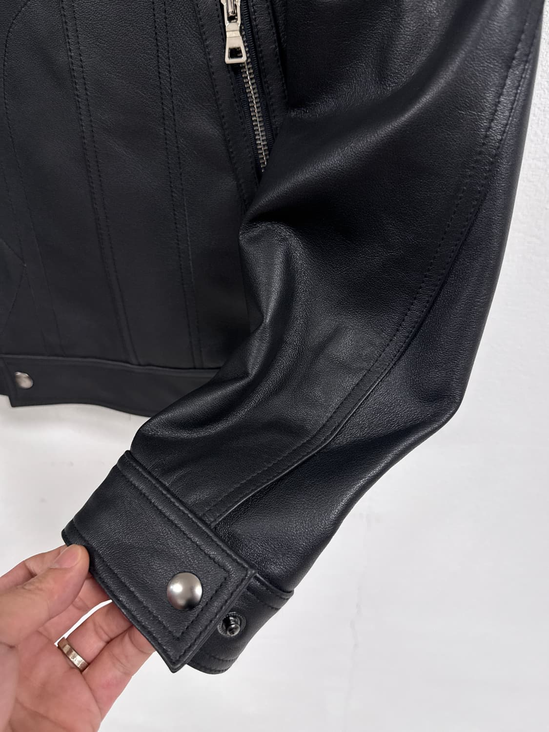 [N][110]이태리 나파 램스킨 트러커 자켓 상품이미지5