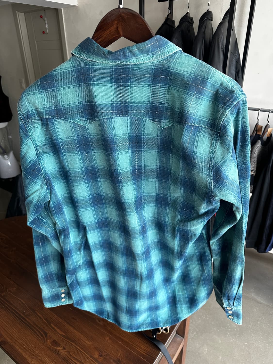 Levis 웨스턴 체크 스냅 셔츠 상품이미지2