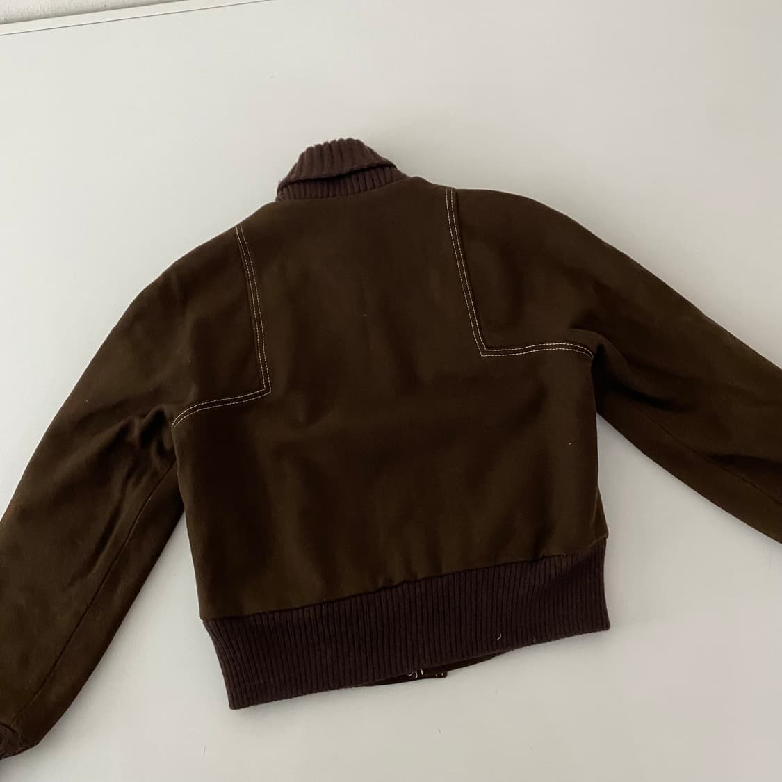 36) 빈티지울점퍼 모직자켓 A1175 상품이미지7
