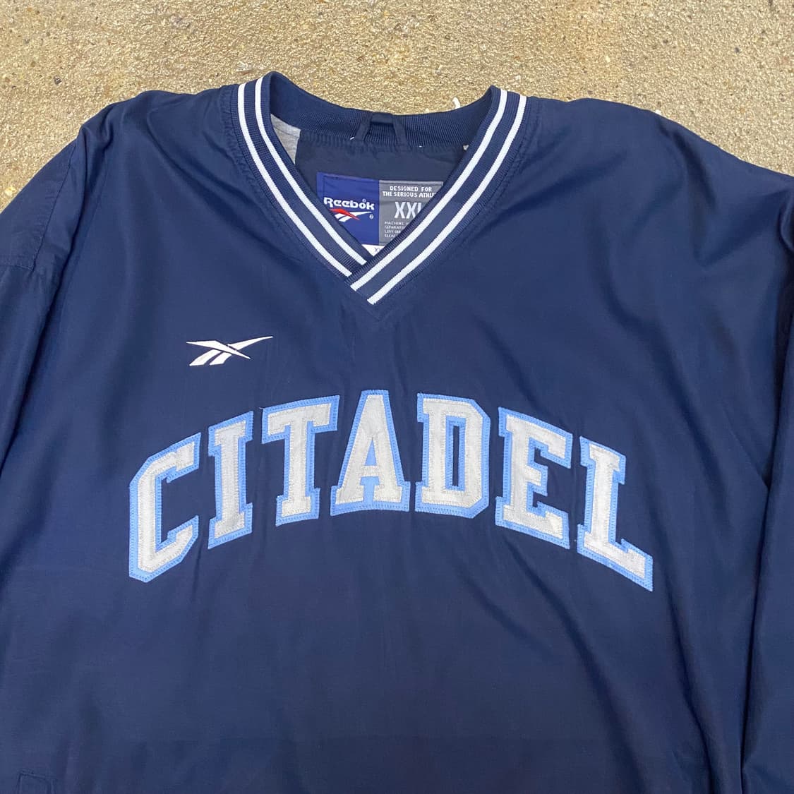 USA 빈티지 리복 씨타델 바람막이 네이비 XXL 상품이미지2