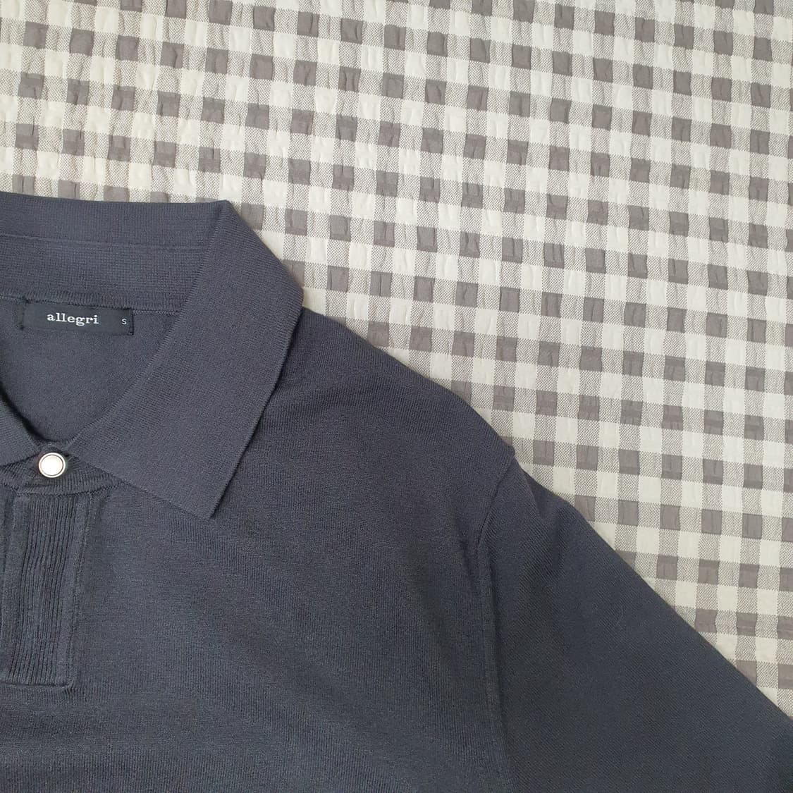 알레그리 긴소매 니트 카라티 남자95 상품이미지3