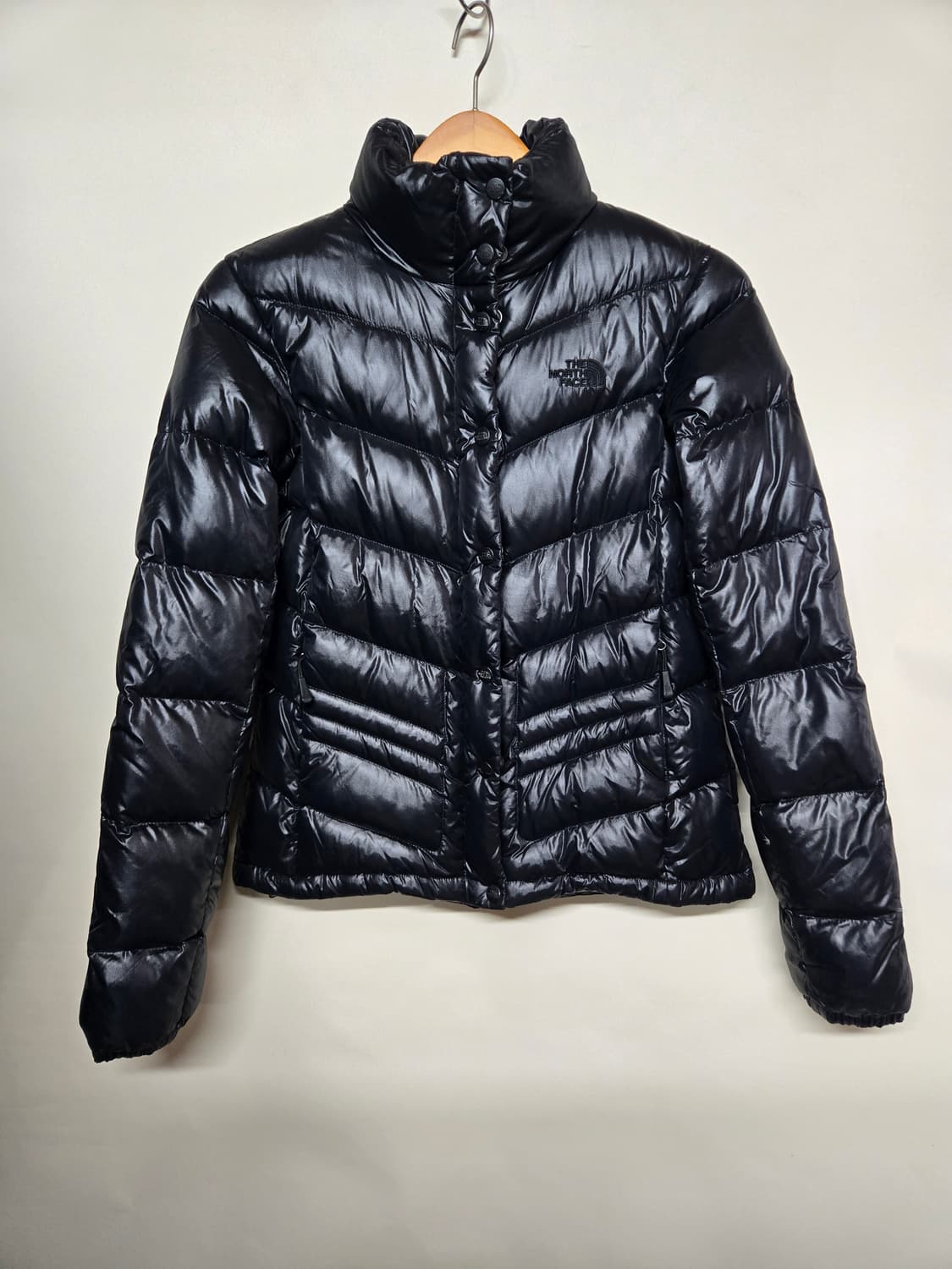 노스페이스 여성 구스다운 패딩 블랙 85  상품이미지1