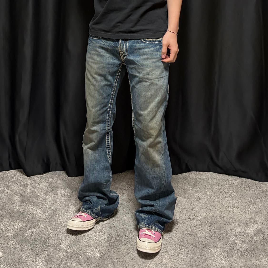 트루릴리전 빈티지 부츠컷 32/33 사이즈 상품이미지1