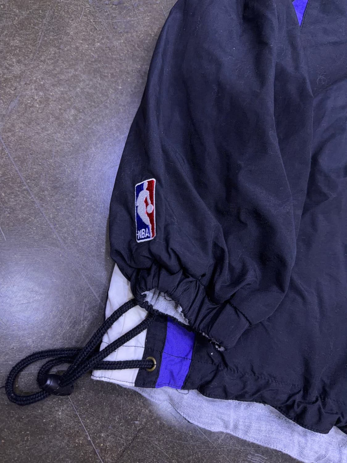 스타터 NBA LA 레이커스 V넥 웜업 우븐 바람막이 L 상품이미지4