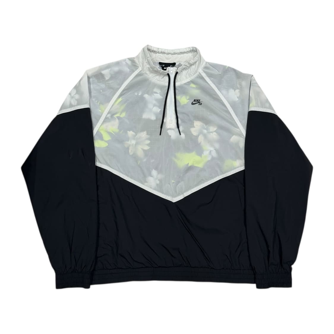 나이키 SB 플로럴 아노락 바람막이 자켓 화이트블랙 M 상품이미지1