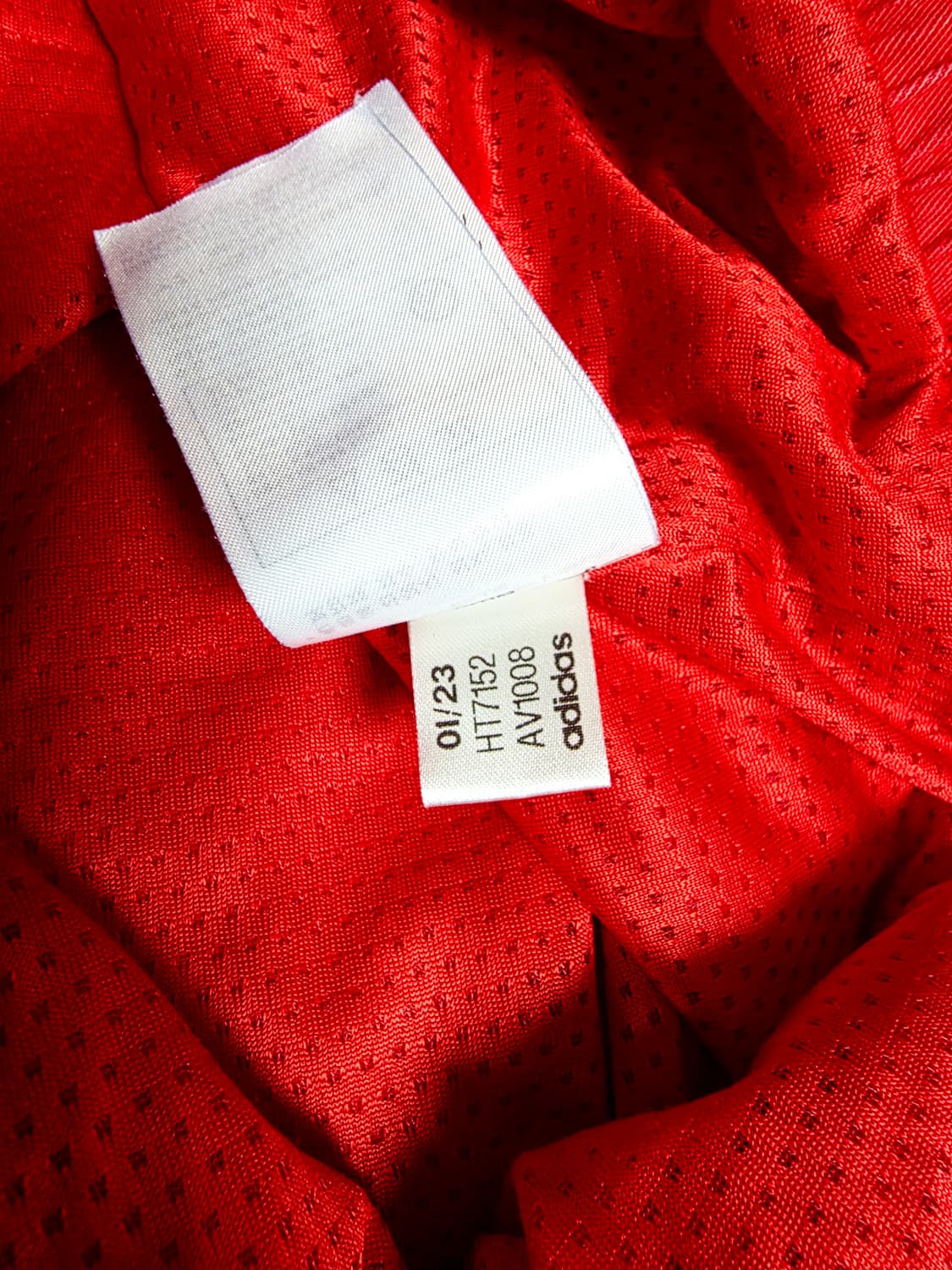 [초희귀/블록코어]아디다스 아스널아이콘탑 스칼렛 반집업 아노락HT7152 상품이미지7