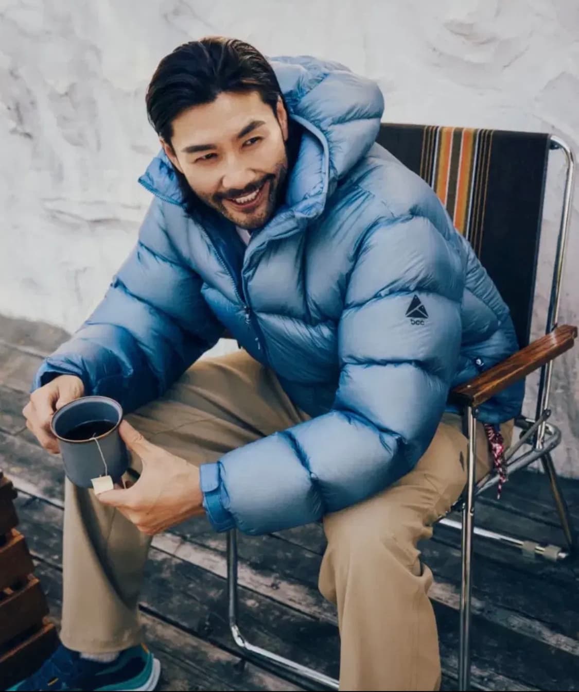 [새제품/XXL] 블랙야크 스톤마스터 다운자켓 - 어반블루 상품이미지1