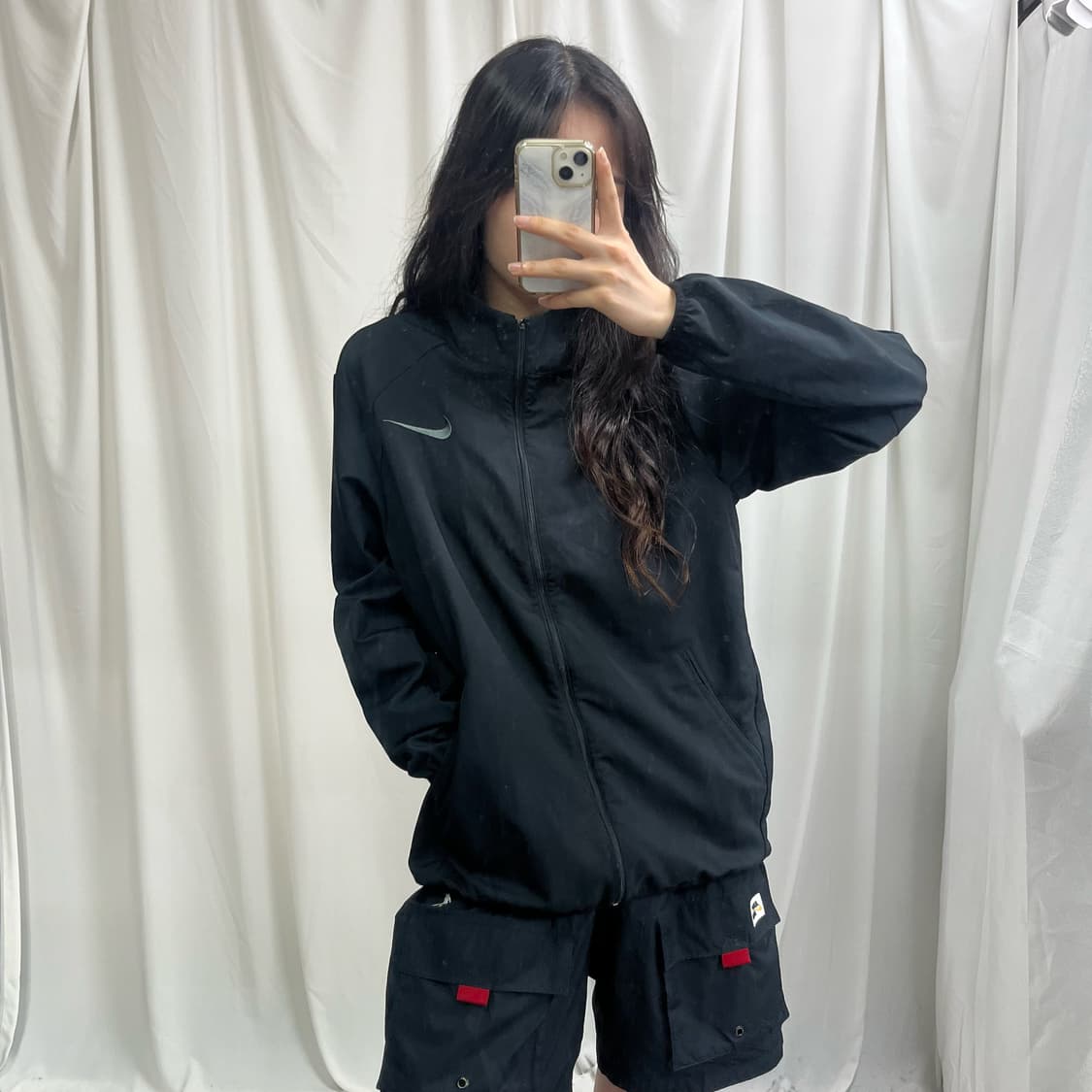 Nike black windbreak jacket 상품이미지2