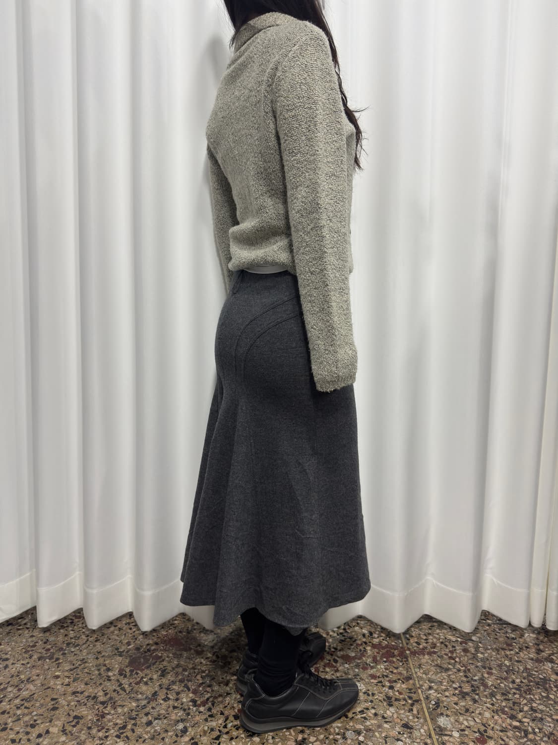zazie knit button cardigan 상품이미지4