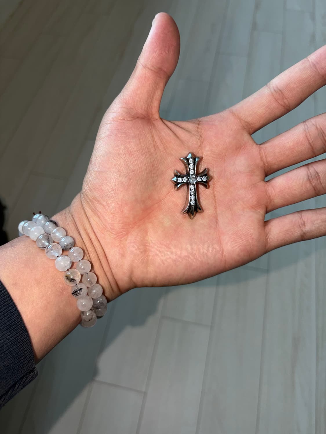 Chrome Hearts  Full Pavé XS Cross 상품이미지1