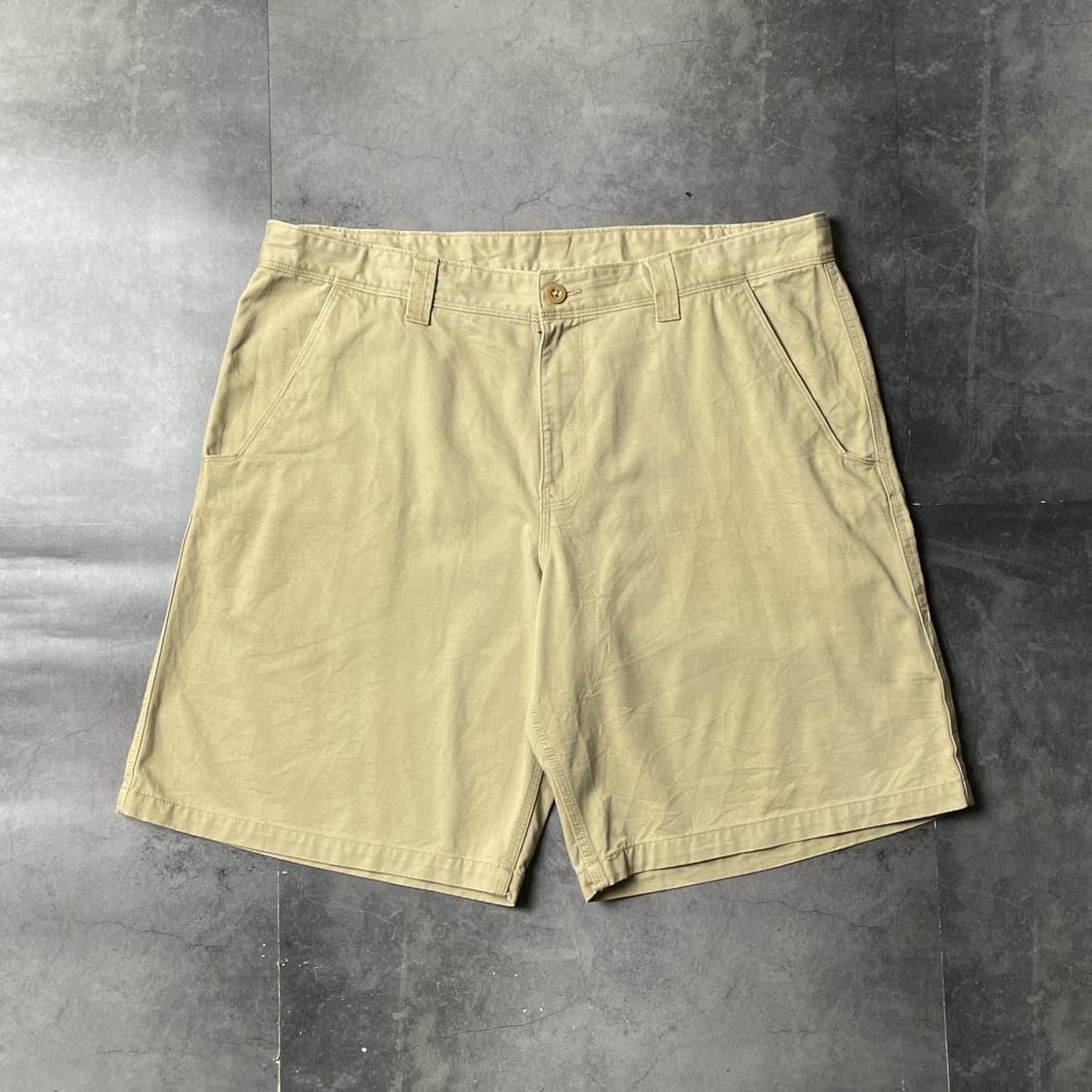 THE NORTH FACE 노스페이스 베이지 코튼 하프팬츠 A01039 상품이미지1