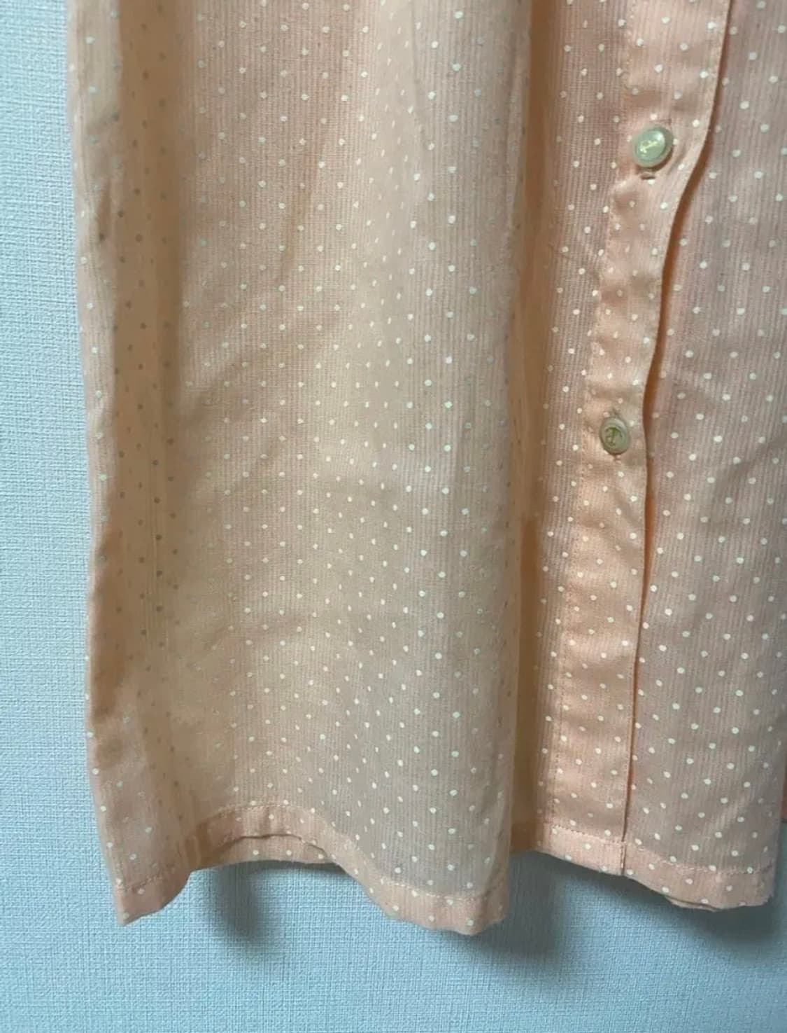 빈티지 모리걸 히메갸루 도트 레이스 민소매 블라우스 상품이미지4