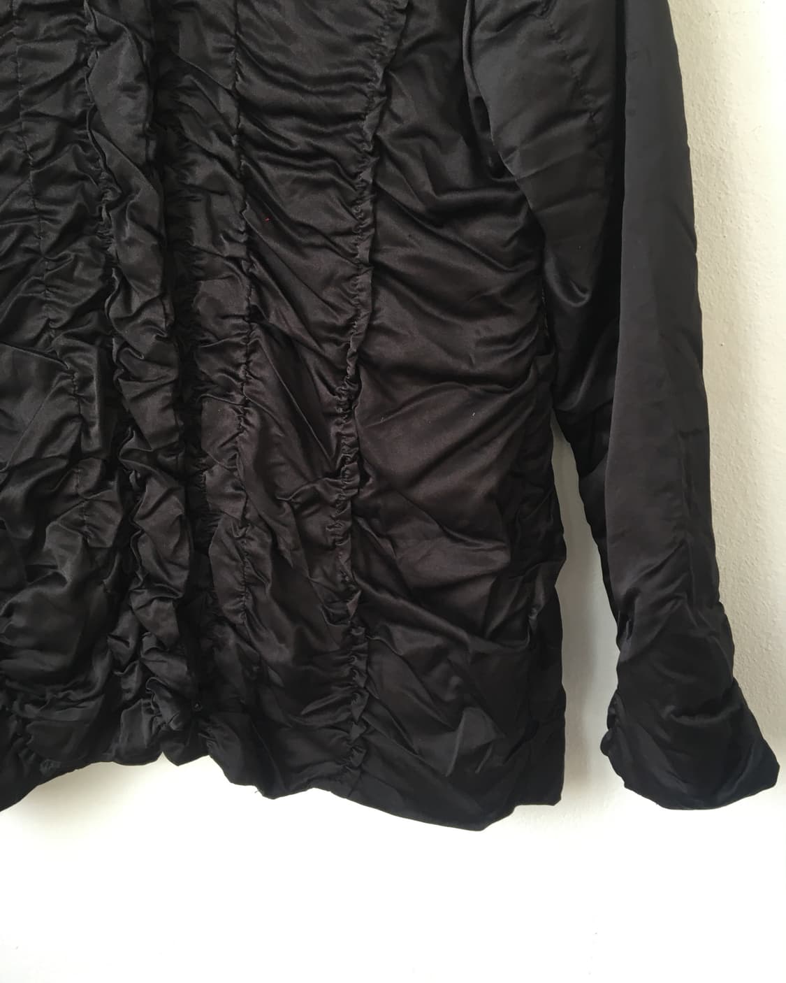 Fur collar point shirring jacket 상품이미지4