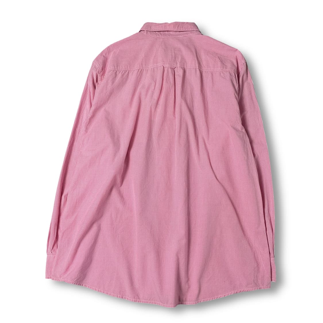 챕스 핑크 마이크로 체크 패턴 긴팔 셔츠 2XL 상품이미지3