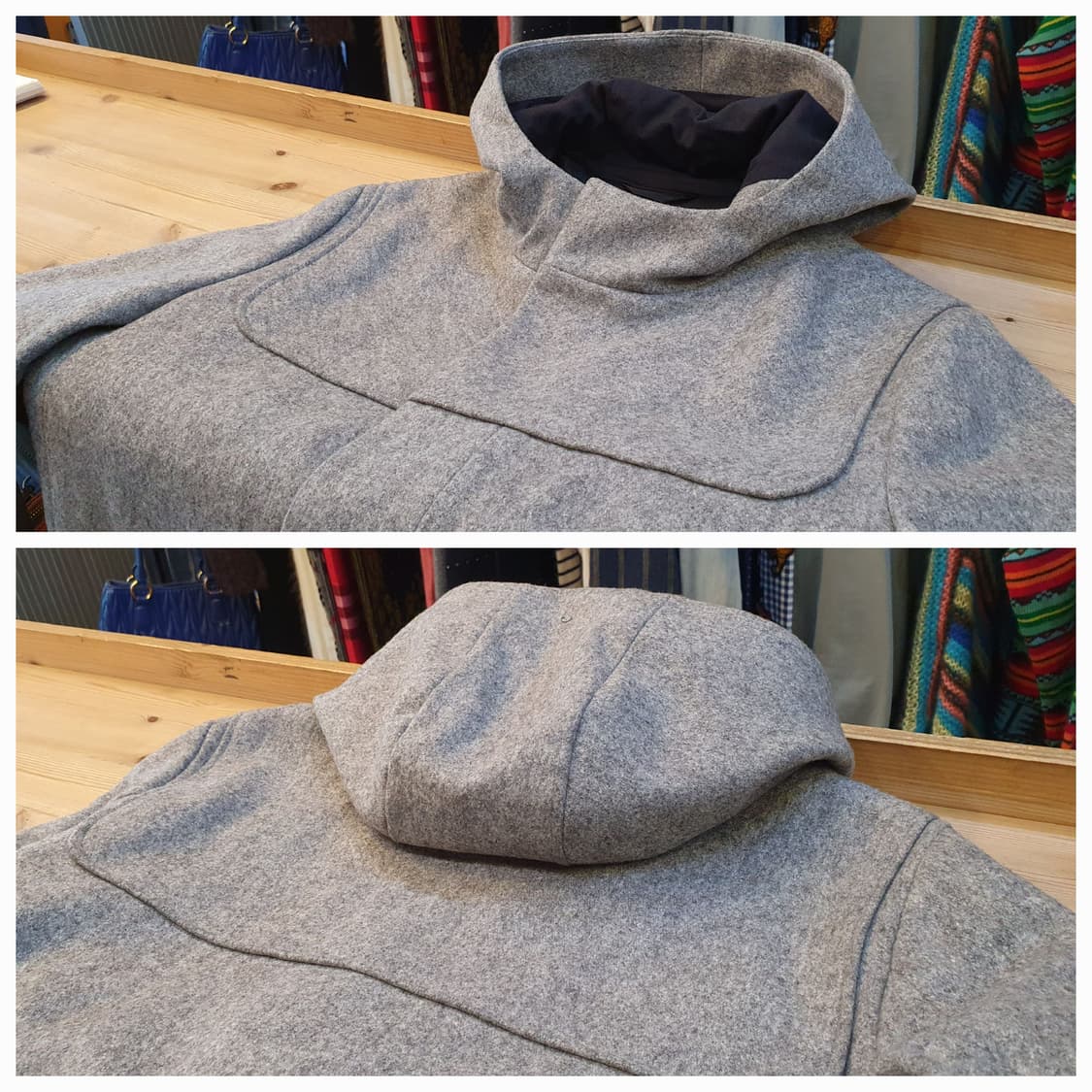 (새상품)95.COS 울 후드코트 상품이미지4