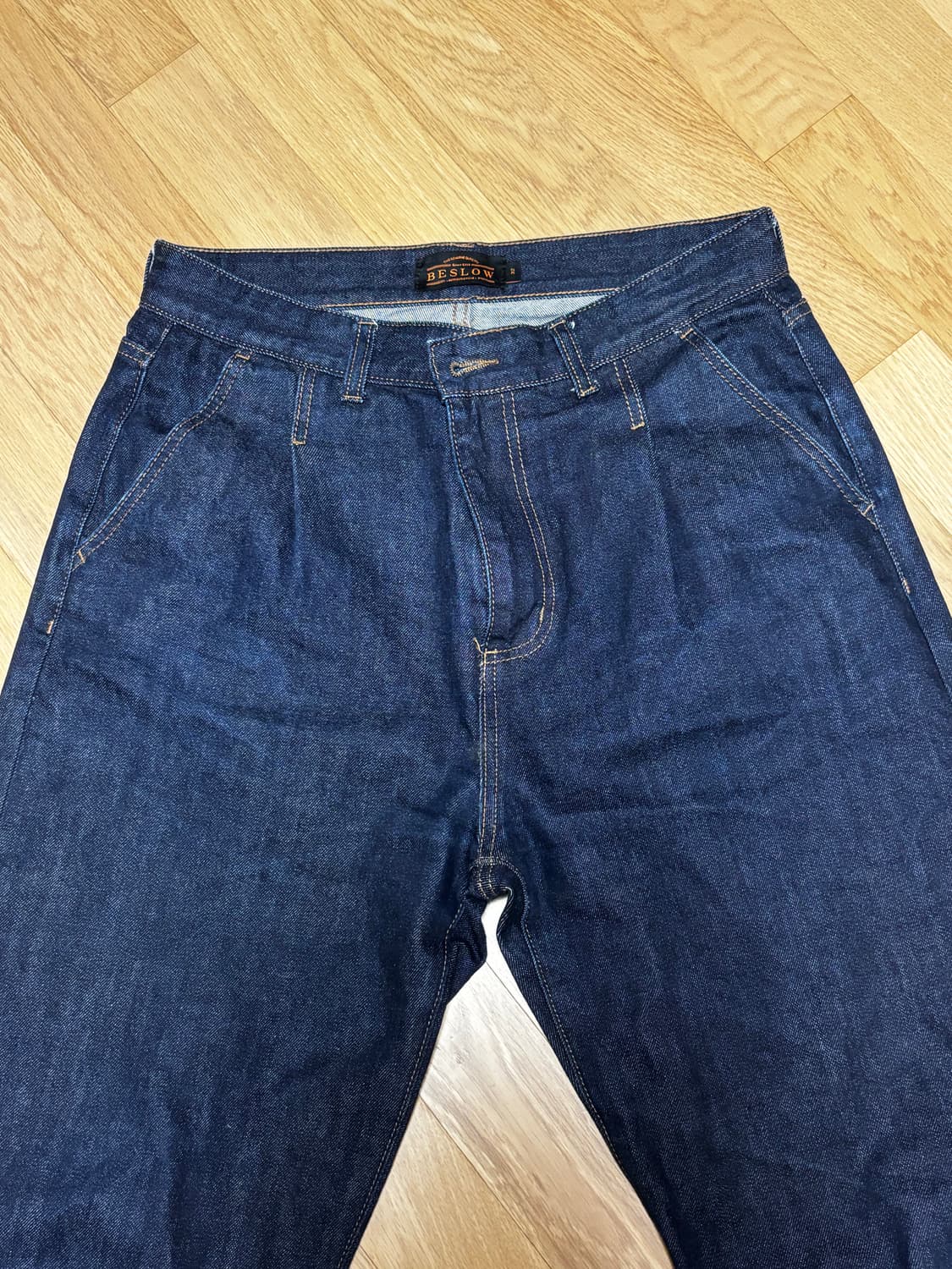 비슬로우 COMFY ONE TUCK SELVAGE DENIM PANTS 상품이미지7